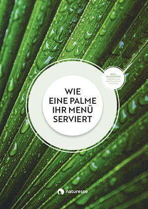 Wie eine Palme Ihr Menü serviert – unser Palmblatt-Sortiment
