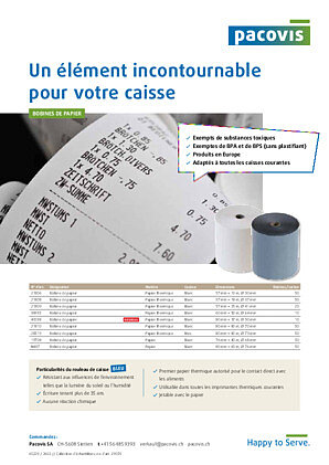 Bobines de papier