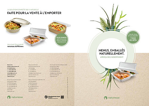 Aperçu de l'assortiment menus emballés naturellement