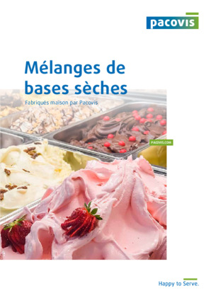 Mélanges de bases sèches - fabriqués maison par Pacovis